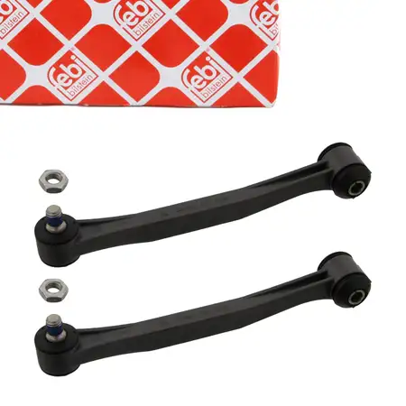 2x febi 02891 Koppelstange f&uuml;r MERCEDES W124 W201 W202 W210 SLK R170 hinten A1243200289