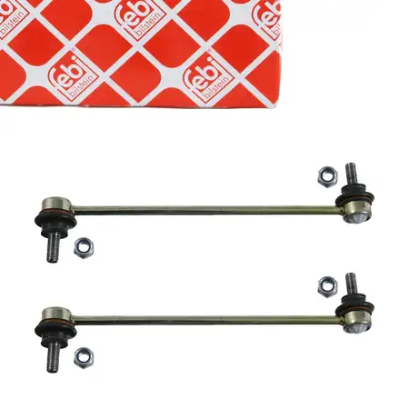 2x febi 21810 PROKIT Koppelstange f&uuml;r NISSAN Micra 3 Note RENAULT Clio 3 4 Captur vorne