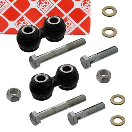 2x febi 26766 PROKIT Koppelstange Pendelst&uuml;tze f&uuml;r BMW 5er E28 E34 6er E24 7er E23 hinten