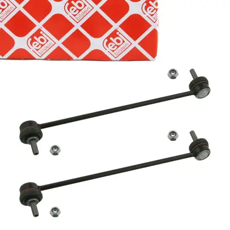 2x febi 27433 PROKIT Koppelstange f&uuml;r FIAT PANDA 169 1.1-1.4/1.3D Multijet vorne