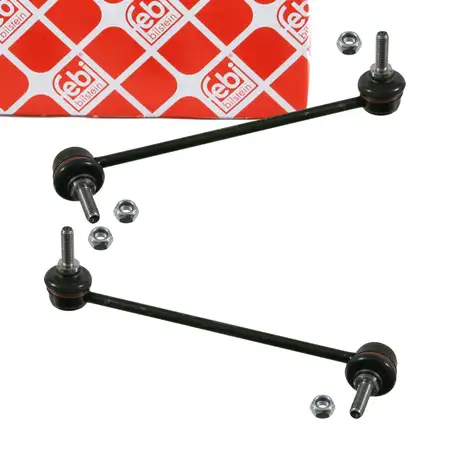 2x febi 10035+10036 PROKIT Koppelstange Pendelst&uuml;tze f&uuml;r BMW 5er 520-530i 520-530d vorne
