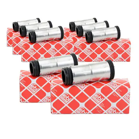 8x febi 33028 Ignition System Connector Sleeve for BMW E60-61, E63, E64, E65, E66, E67, E53, E70