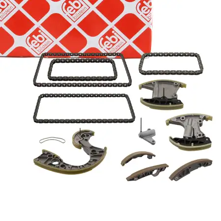 febi 100488 Steuerkettensatz Steuerkette f&uuml;r AUDI A4 B7 A6 C6 Q7 4L TOUAREG 7L 2.7 3.0 TDI