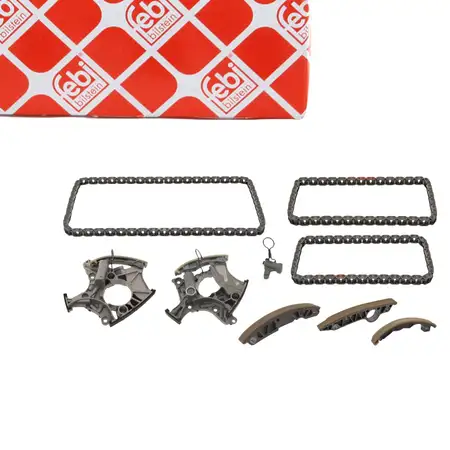febi 100745 Steuerkettensatz Steuerkette f&uuml;r AUDI A4 B7 A6 C6 A8 4E 3.2 FSI 06E109229F
