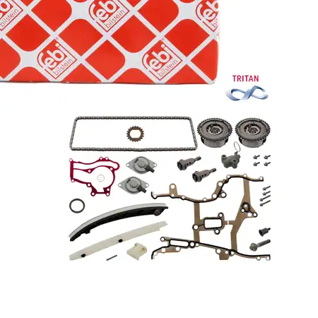 febi Steuerkettensatz f&uuml;r OPEL Astra J Adam Corsa D E Insignia A Mokka Zafira C 1.2 1.4