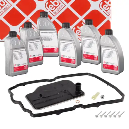 febi 171750 Automatikgetriebe Reparatursatz + 6L Getriebe&ouml;l f&uuml;r MERCEDES 7-Gang 722.9