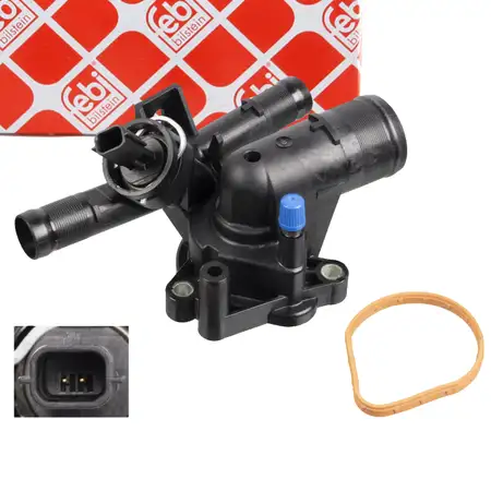 febi 172284 Thermostat + Geh&auml;use + Sensor f&uuml;r OPEL Movano B RENAULT Master 3 NV400 2.3 D