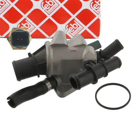 febi 36980 Thermostat + Geh&auml;use + Sensor f&uuml;r FIAT Punto 188_ 1.9 JTD 80/86 PS