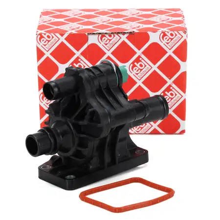 febi Thermostatgeh&auml;use f&uuml;r FORD Fiesta 5 Focus 2 CITROEN MINI PEUGEOT VOLVO 1.6 DIESEL