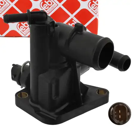 febi 40600 Thermostat + Geh&auml;use + Sensor f&uuml;r FIAT 500 312 Panda Punto Qubo Tipo 1.3 DIESEL