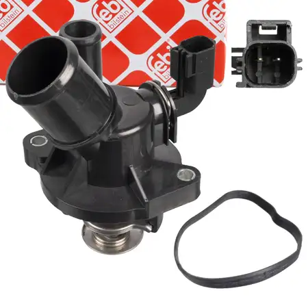 febi Thermostat mit Geh&auml;use + Dichtung f&uuml;r FORD Mondeo 3 MK3 1.8/2.0 16V 1.8SCi 1358178