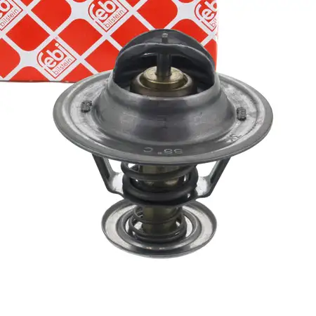 febi 18980 Thermostat K&uuml;hlmittel 88&deg;C f&uuml;r FORD Transit 2.4/2.5 Diesel 1658103