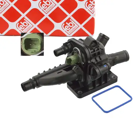 febi 106066 Thermostat K&uuml;hlmittel f&uuml;r PEUGEOT 207 208 308 508 CITROEN C3 2 2 3 DS3 Jumpy