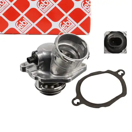 febi 108755 Thermostat for MERCEDES W203, W204, C209, W211, SL, R230, W164 Sprinter 3t-5t 906