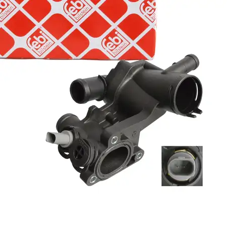 febi Thermostat f&uuml;r VW Polo 9N 6R SEAT Ibiza 3 4 Cordoba SKODA Fabia 2 1.4 032121111CG
