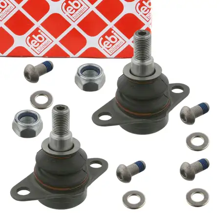 2x febi 27059 Traggelenk F&uuml;hrungsgelenk f&uuml;r BMW X3 E83 bis 12.2006 vorne oben 31103418341