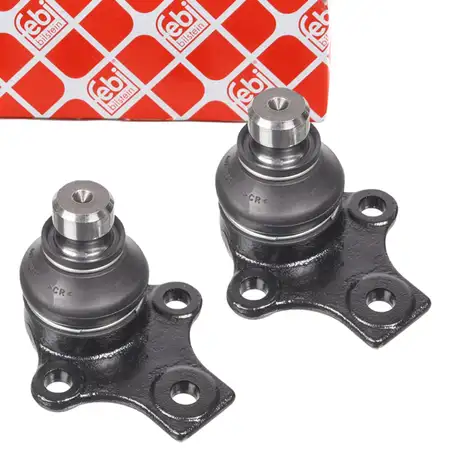 2x febi 02942 Traggelenk f&uuml;r VW Golf 1 2 3 4 Polo Passat SEAT Ibiza 6K 1 vorne unten