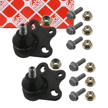 2x febi 31334 Control Arm for MERCEDES-BENZ A-Class W169 and B-Class W245 (Front) 1693330127