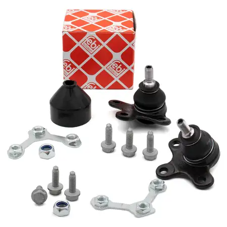 2x febi Traggelenk F&uuml;hrungsgelenk f&uuml;r VW Polo 3 6N1 6N2 Lupo SEAT Arosa vorne unten