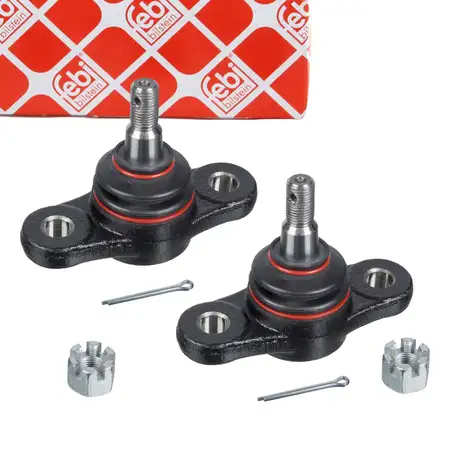 2x febi 41709 Traggelenk f&uuml;r HYUNDAI i30 FD KIA Carens 2 Cee'D ED Cerato 2 vorne unten