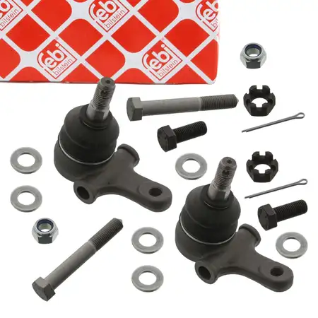 2x febi 42402 Control Arm Ball Joint for MAZDA MX-5 1 NA 2 NB, front lower