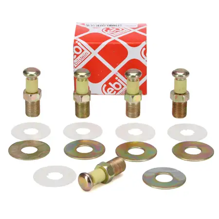 5x febi 15676 T&uuml;rschlossbolzen f&uuml;r VW Golf 2 Passat Polo T4 AUDI 100 80 vorne + hinten