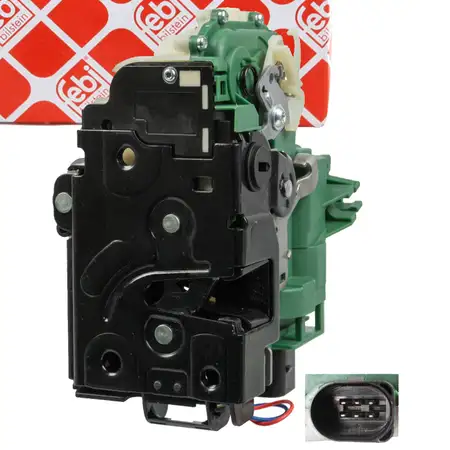 febi T&uuml;rschloss Fahrerseite f&uuml;r VW Golf 4 Passat Bora SEAT Leon 1M1 Toledo 2 hinten links