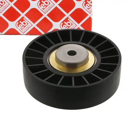 febi 04131 Umlenkrolle Keilrippenriemen f&uuml;r AUDI 100 C4 80 B4 2.6 2.8 Coupe 2.8 078903341J