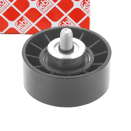 febi Umlenkrolle Keilrippenriemen f&uuml;r FORD Fiesta 3 MK3 1.6 1.8 ohne Klima 04.95 1015375