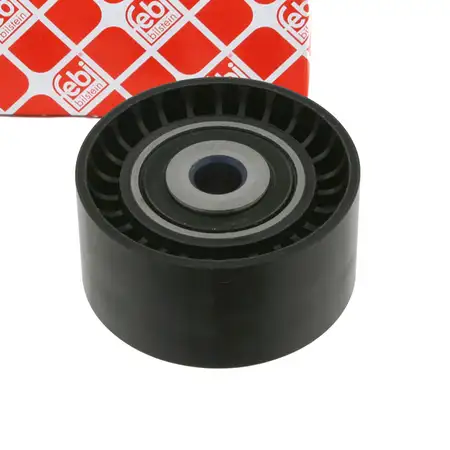 febi Umlenkrolle Keilrippenriemen f&uuml;r FORD C-Max Fiesta 5 6 Focus 2 1.4/1.6 TDCi PEUGEOT