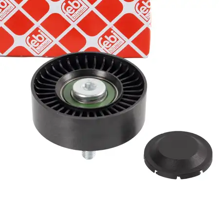febi V-ribbed belt idler pulley for BMW E60 520i, 530i; E61 525i, 2.5i, 3.0i (M54) 11287516847