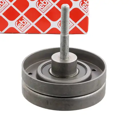 febi 26871 Idler Pulley for V-ribbed Belts for VOLVO S70, S80, V70 (1st and 2nd generations), 850, 2.5 TDI, 9207905