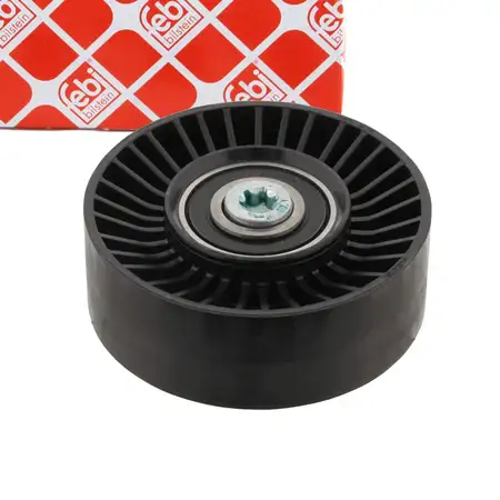 febi V-belt idler pulley for BMW E81 3 Series, E90&ndash;E93, E60, F10, N43, N54, N57 11287556251