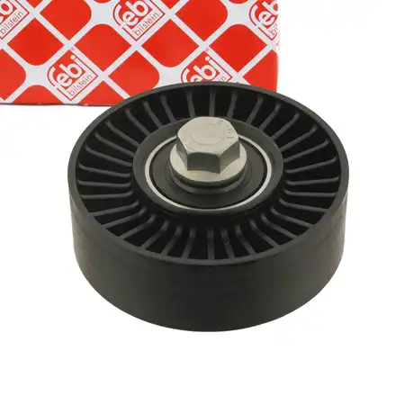 febi Umlenkrolle Keilrippenriemen f&uuml;r BMW E90 323-330i E60 520-530i 125-130i X1-X5 N52 N53