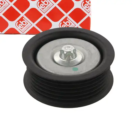 febi Umlenkrolle Keilrippenriemen f&uuml;r FORD Focus 2 MK2 Focus C-Max DM2 1.8 TDCi 1361876