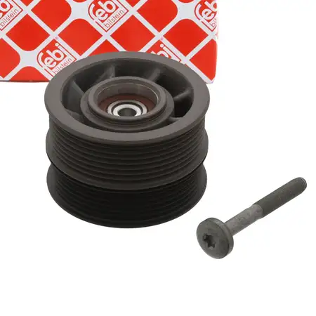 febi V-ribbed belt idler pulley for MERCEDES W211, S211, W463, W220 AMG M113 1132020419
