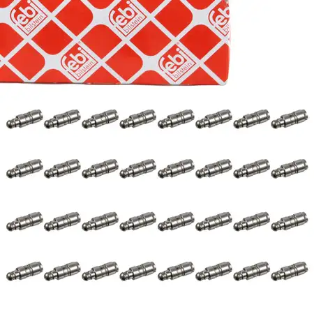 32x febi 107177 Valve Tappets for BMW M550i, M5, M6, 750i, M850i, X5M, X6M, M50i, N63 11338679835