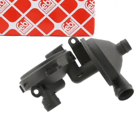 febi 26100 Crankcase Ventilation Valve for BMW E46, E39, E60, E61, E38, E65&ndash;67 (M52, M54)