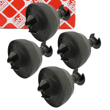 4x febi 34985 Aufnahme Wagenheber f&uuml;r MERCEDES W202 C208 A208 W124 W210 W220 R129