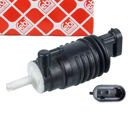 febi Waschwasserpumpe Monopumpe f&uuml;r RENAULT Clio 1 2 Megane Espace 2 Master 2 7700802336
