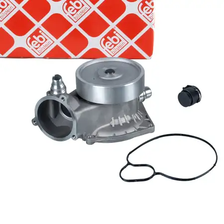 febi 104480 Wasserpumpe WaPu f&uuml;r BMW F10 F11 F07 F12 F13 F01 X5 E70 X6 E71 N63 11517548263