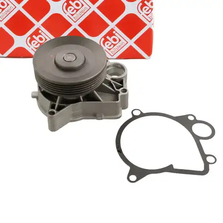 febi 21163 Wasserpumpe K&uuml;hlmittelpumpe + Dichtung f&uuml;r BMW 3er 318d 320d M47D20 11510393731