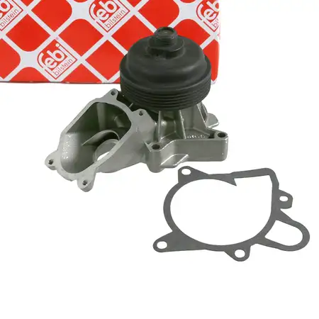 febi 21413 Wasserpumpe f&uuml;r BMW 3er E46 Limo + Touring 5er E39 7er M57 OPEL Omega B 2.5 DTI