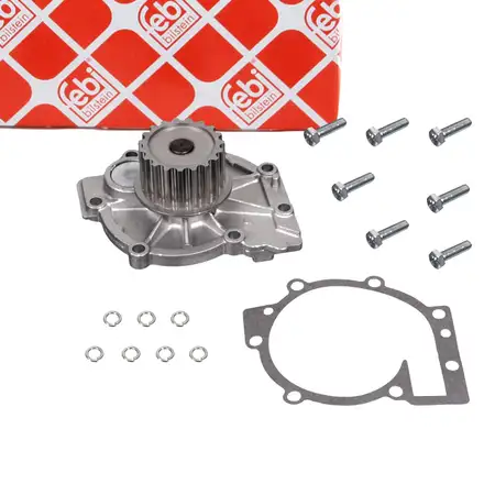 febi 23303 Wasserpumpe WaPu + Dichtung f&uuml;r VOLVO V70 2 + 3 XC70 XC90 XC60 S40 2 S60 S80
