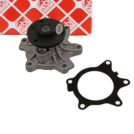 febi Wasserpumpe K&uuml;hlmittelpumpe + Dichtung f&uuml;r TOYOTA Prius 1.5 HYBRID Yaris 1.3-1.5