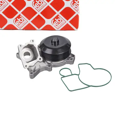 febi 37023 Water Pump for BMW E81/82/87/88, E90/91/92/93, E60/61 X1, E84 X3, N47 11517807311