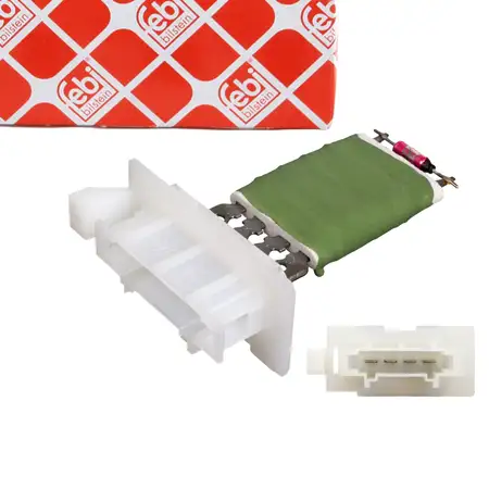 febi Widerstand Gebl&auml;se Innenraumgebl&auml;se f&uuml;r OPEL Corsa C Tigra VAUXHALL Combo 1845781