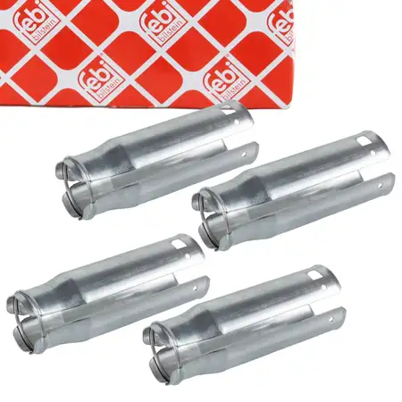 4x febi 107689 Steckerh&uuml;lse Z&uuml;ndanlage f&uuml;r BMW 1er E81-88 3er E90-93 E60 E61 N43 122-170