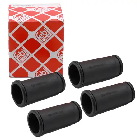 4x febi 107687 Steckerh&uuml;lse Z&uuml;ndanlage f&uuml;r BMW E81-88 E46 E90-93 E60 X1 E84 X3 E83 N42 N46