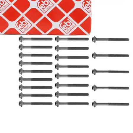 febi 10236 Zylinderkopfschrauben Set f&uuml;r MERCEDES W202 W124 W210 250 D/Turbo-D OM605